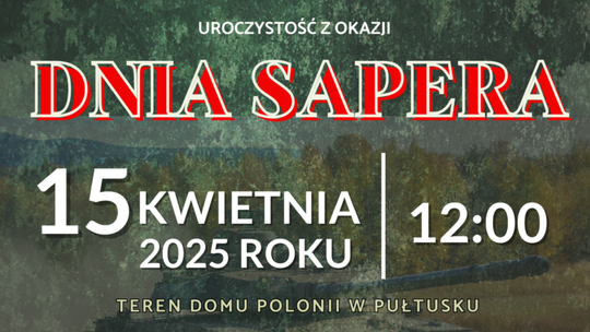 Zaproszenie na uroczystość z okazji Dnia Sapera