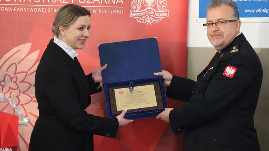 Zdanie obowiązków Zastępcy Komendanta Powiatowego PSP w Pułtusku bryg. Jacka Skurzyńskiego