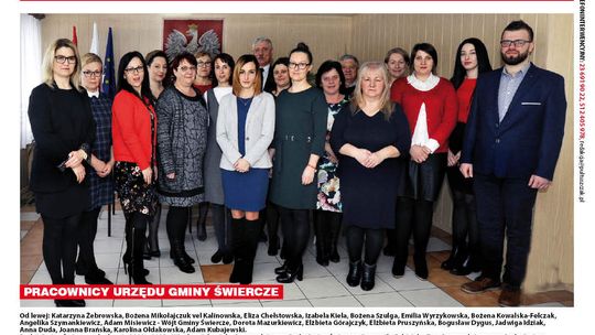 Zdjęcie pracowników gminy Świercze