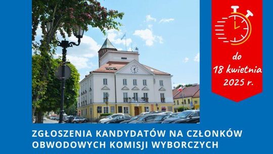 Zgłoszenia kandydatów na członków obwodowych komisji wyborczych w wyborach Prezydenta Rzeczypospolitej Polskiej