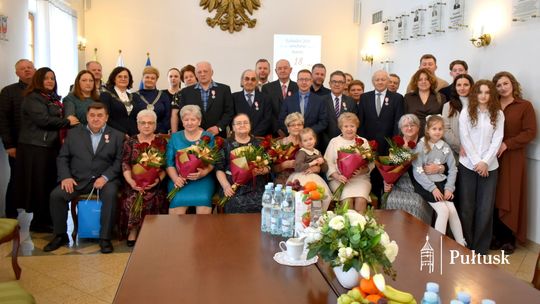 Złote Gody w Urzędzie Miejskim w Pułtusku