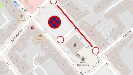 Zmiana w organizacji ruchu na ul. Rynek 28 marca 2026 r.