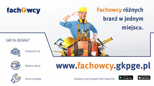 Znajdź fachowców w swojej okolicy razem z PGE
