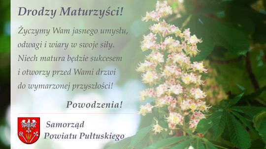 Życzenia dla maturzystów