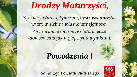 Życzenia dla Maturzystów