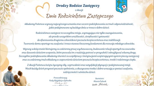Życzenia na Dzień Rodzicielstwa Zastępczego
