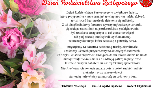 Życzenia na Dzień Rodzicielstwa Zastępczego