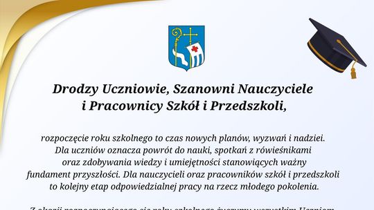 Życzenia na rozpoczęcie roku szkolnego