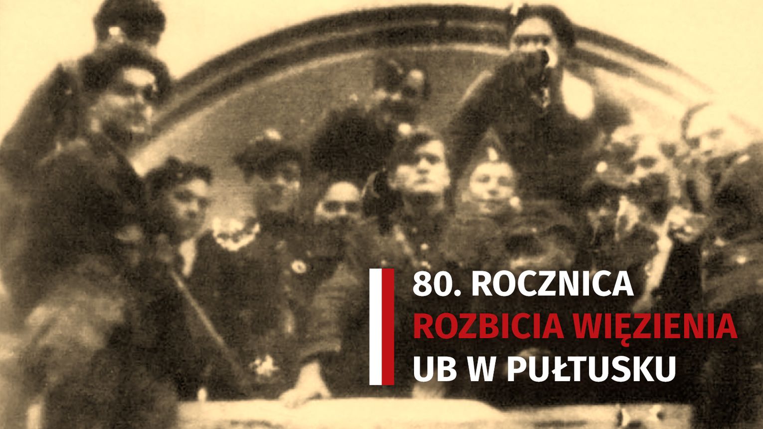 80. rocznica rozbicia więzienia UB w Pułtusku – ruszają przygotowania i zbiórka na renowację muralu