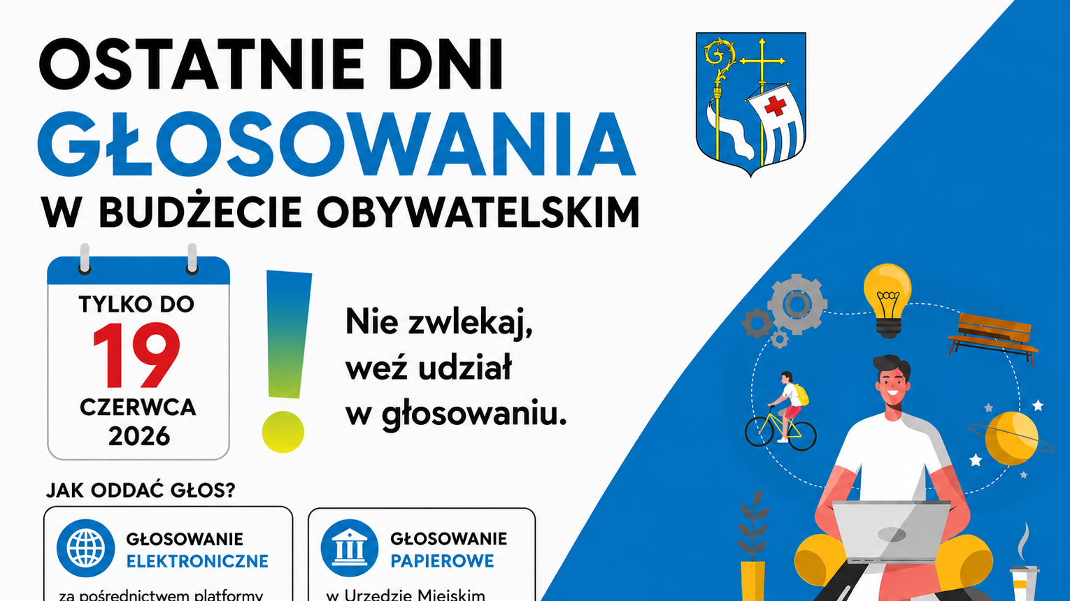 Ostatnie dni głosowania w Budżecie Obywatelskim Gminy Pułtusk – edycja 2026