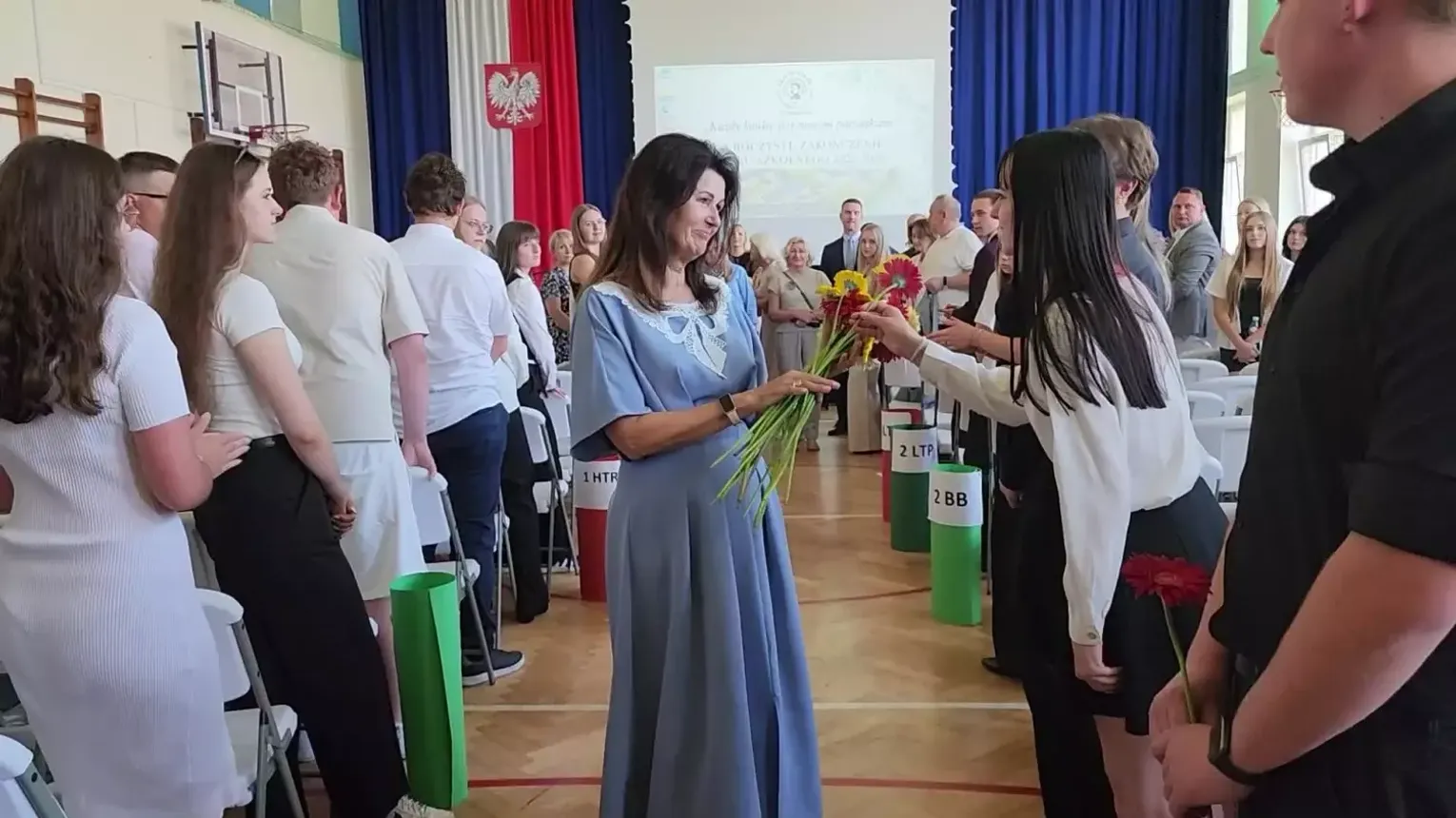 Piękne pożegnanie dyrektor Zespołu Szkół w Golądkowie Ewy Leszczyńskiej