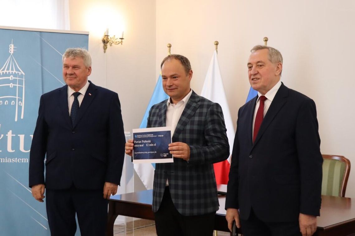 12 mln zł dla Powiatu Pułtuskiego z II etapu Polskiego Ładu