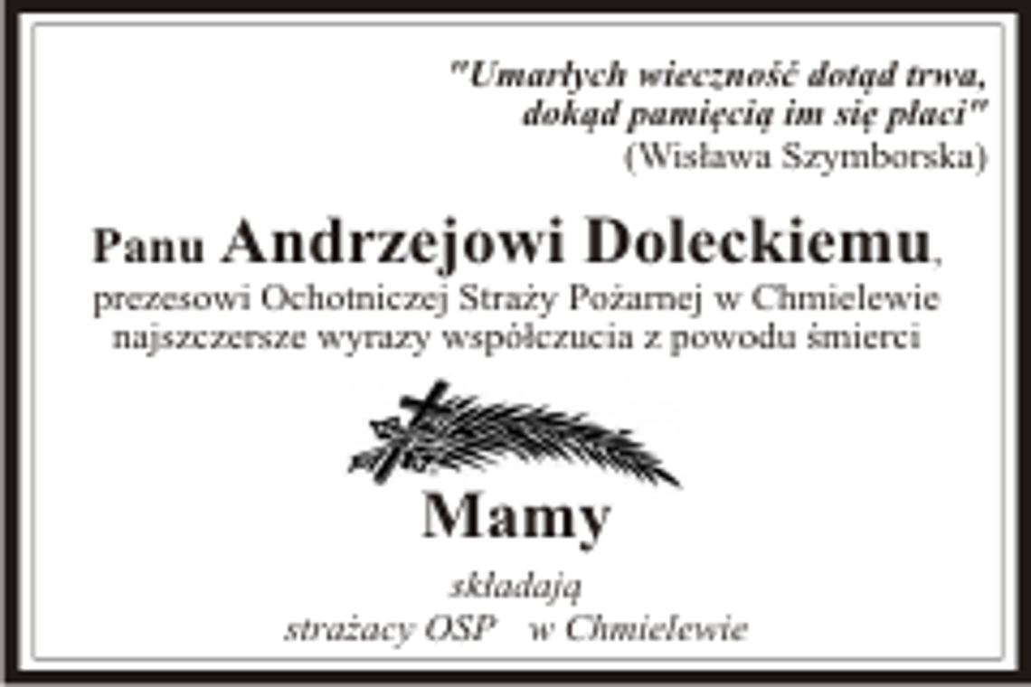 Kondolencje
