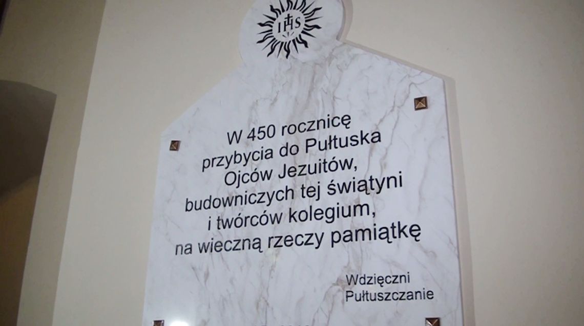 450 rocznica przybycia do Pułtuska Jezuitów