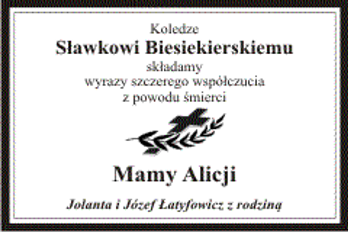 Kondolencje