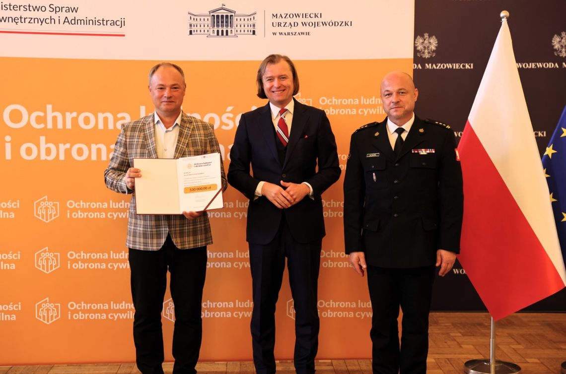 530 000,00 zł dla Powiatu Pułtuskiego na zadanie w ramach Programu Ochrony Ludności i Obrony Cywilnej