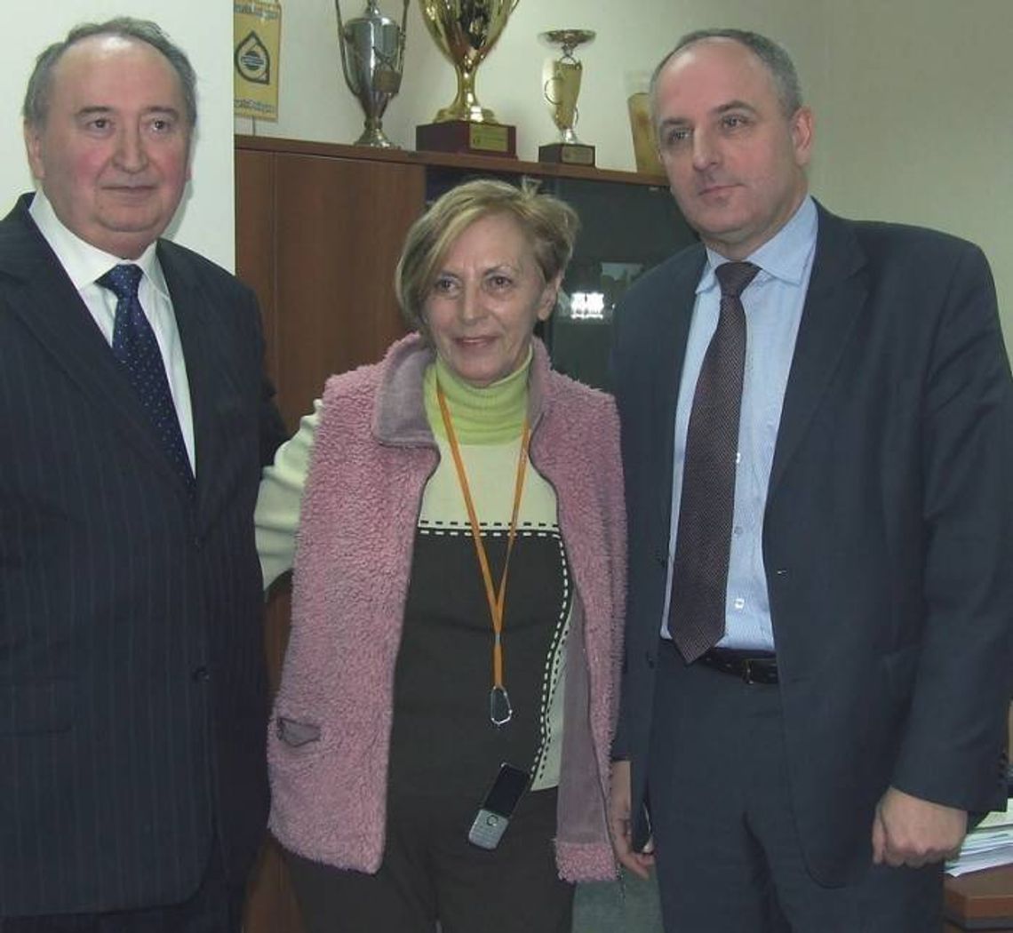 Alicja w krainie męża Alicja Klenczon z Jerzym Kondrackim i ówczesnym burmistrzem Pułtuska Wojciechem Dębskim
