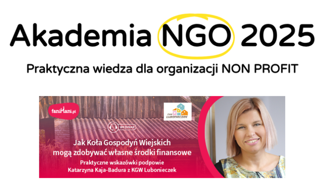 Bezpłatny webinar dla Kół Gospodyń Wiejskich