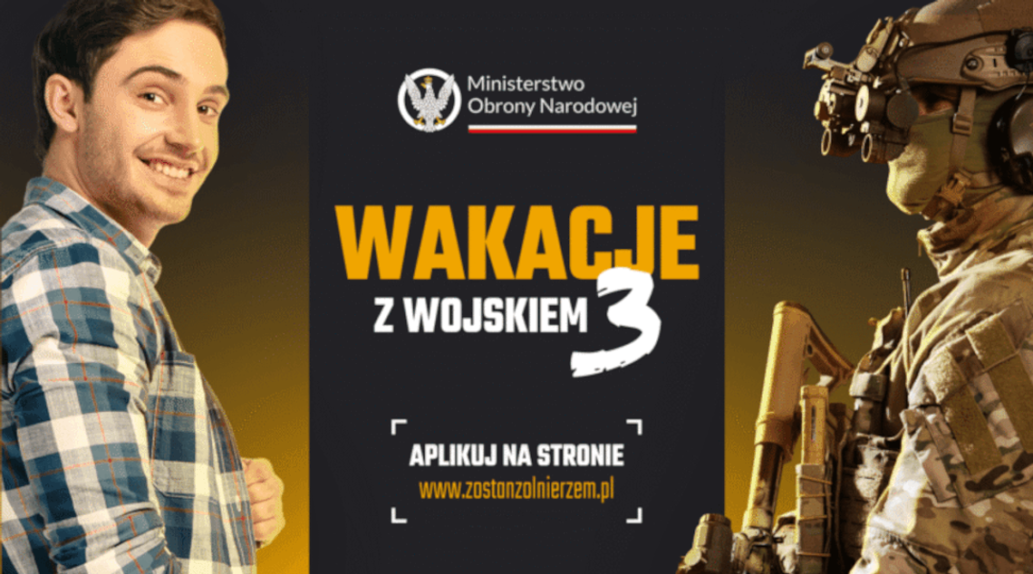 Blisko 6 000 zł za 27 dni szkolenia. W sierpniu ruszy ostatni turnus programu „Wakacje z Wojskiem 3” Blisko 6 000 zł za 27 dni szkolenia. W sierpniu ruszy ostatni turnus programu „Wakacje z Wojskiem 3”