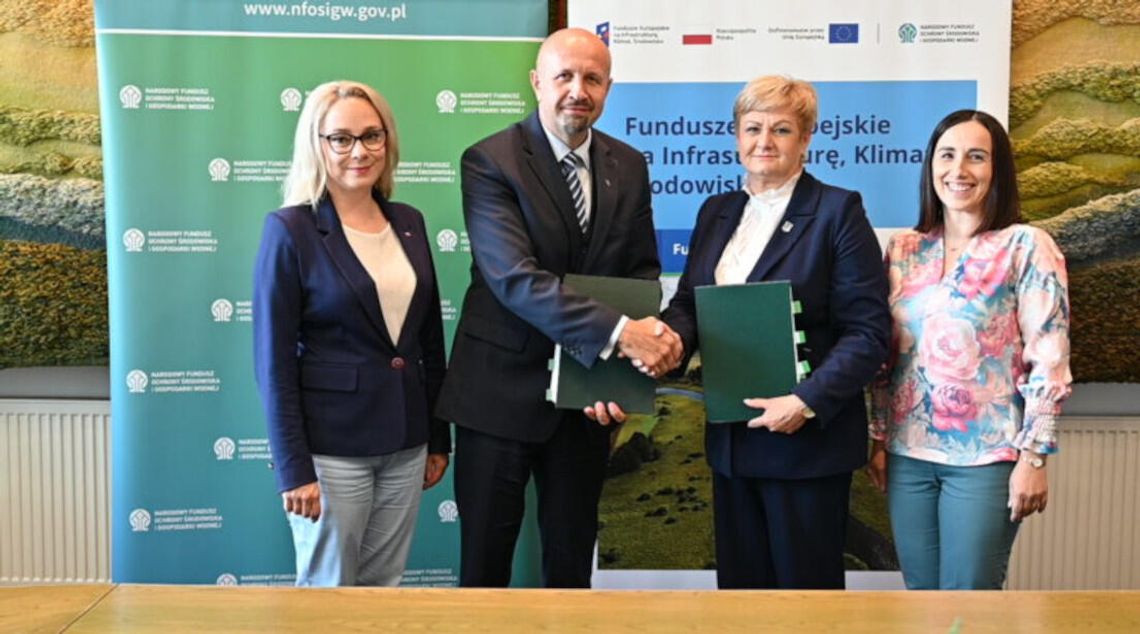 Burmistrz podpisała umowę na dofinansowanie z programu FEnIKS modernizacji kanału A