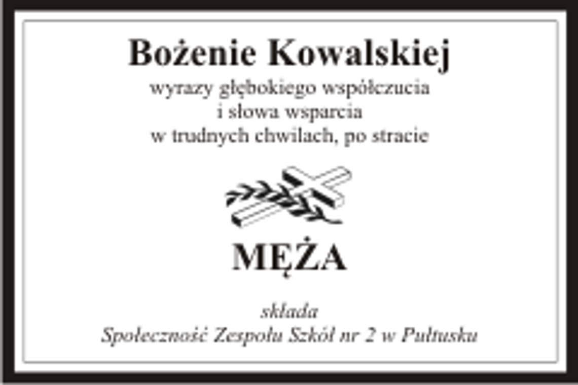Kondolencje