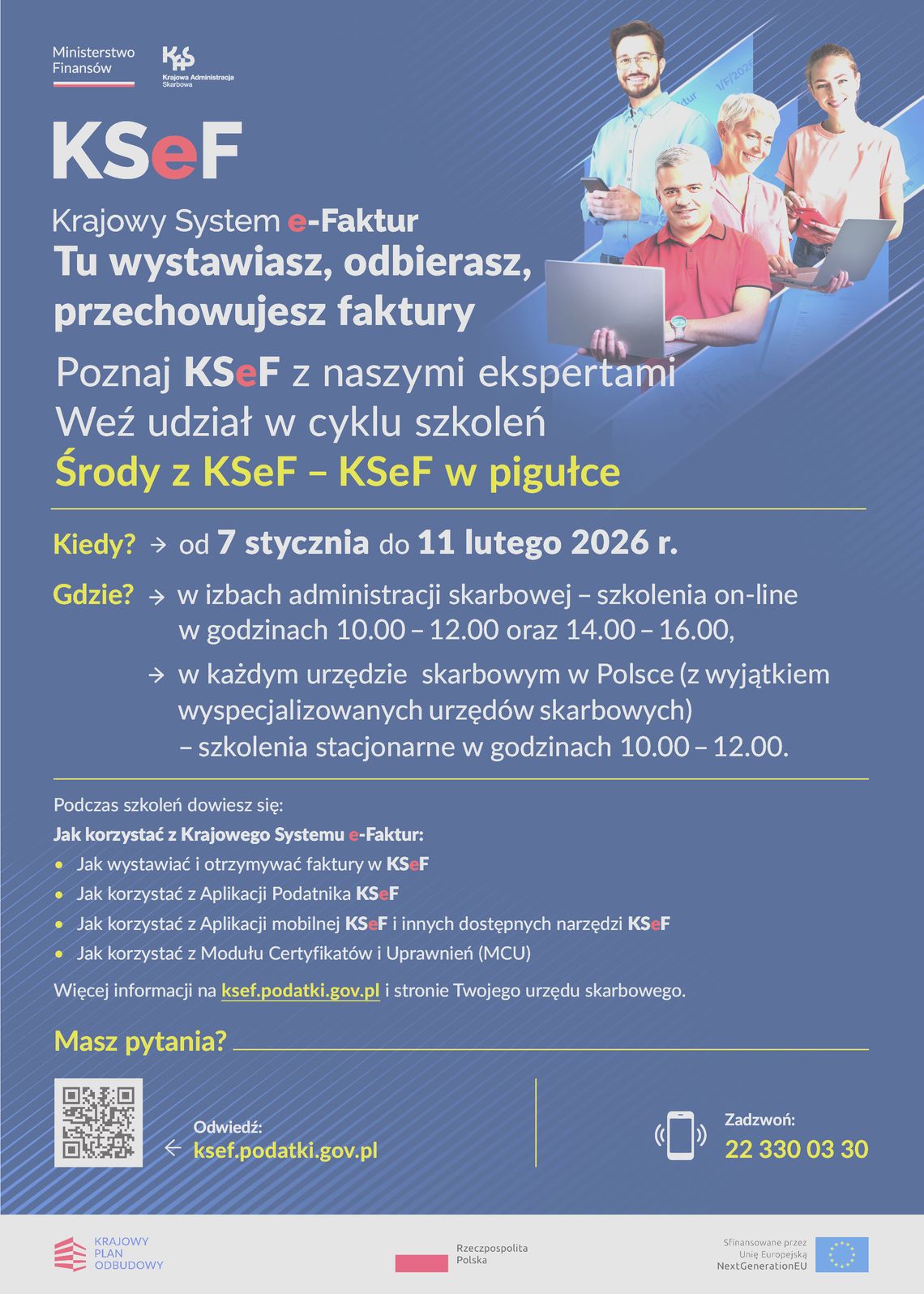 Cykl szkoleń w Urzędach Skarbowych i on-line