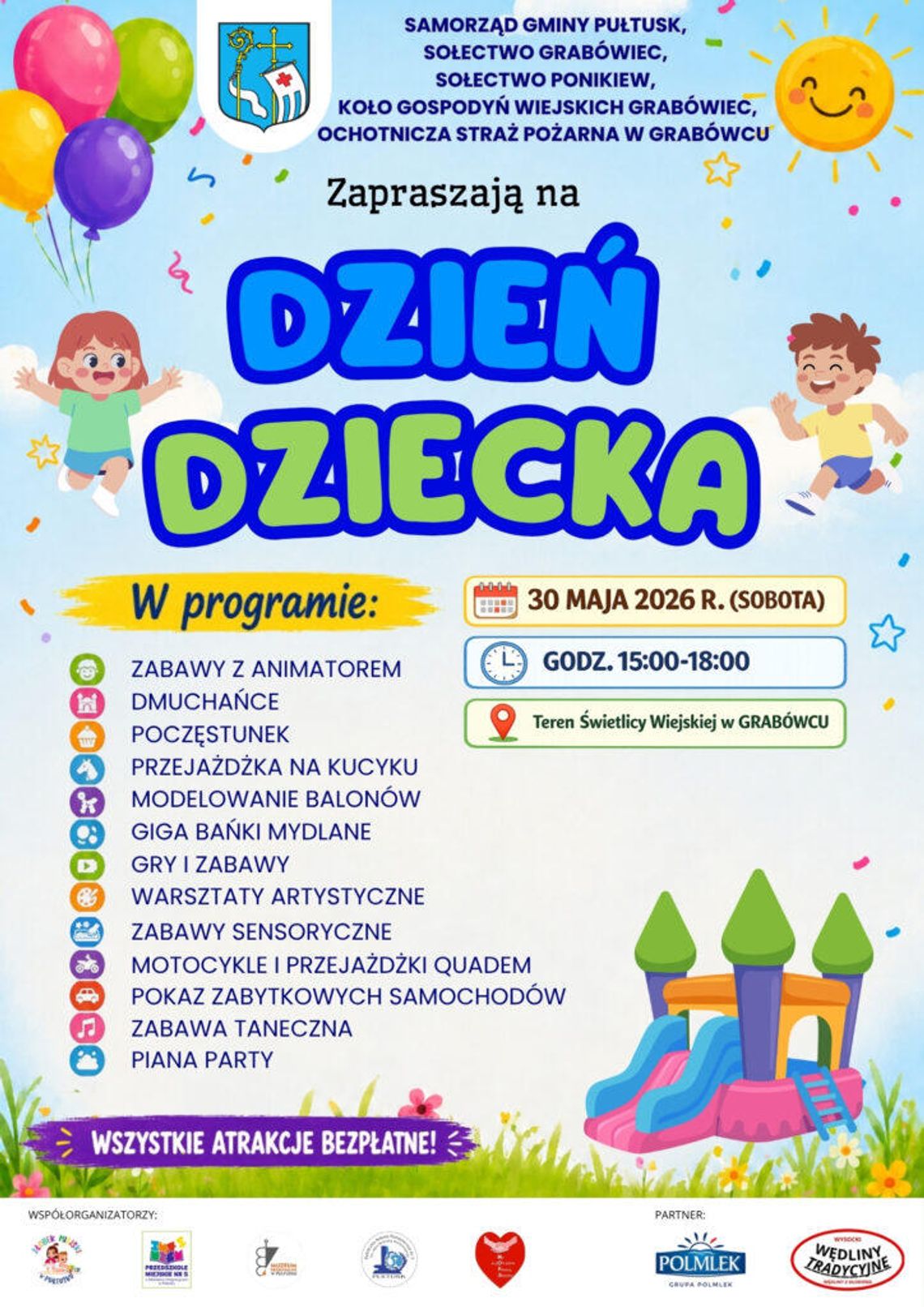 Dzień Dziecka w Grabówcu – zapraszamy na rodzinne świętowanie