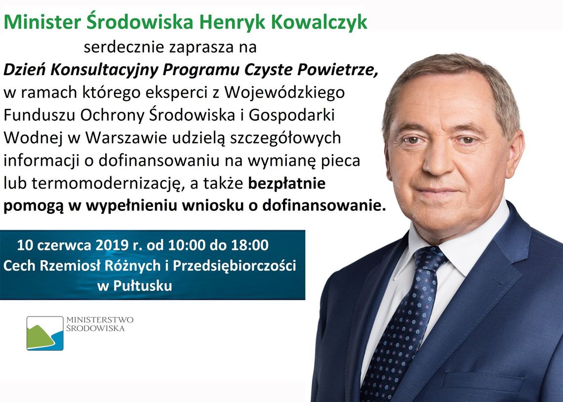 Dzień konsultacyjny Programu Czyste Powietrze
