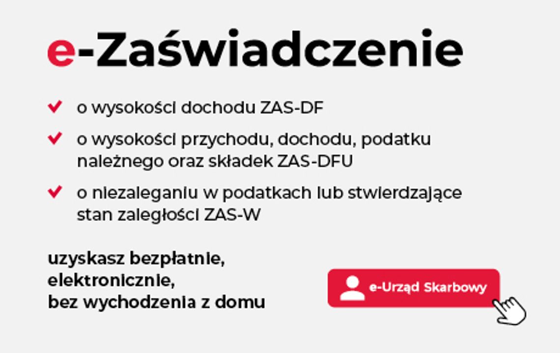 Elektroniczne zaświadczenia o dochodach i o niezaleganiu w podatkach