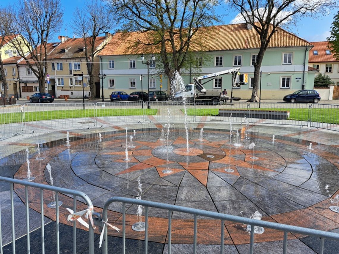 Fontanna już działa