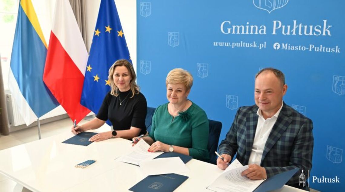 Gmina Pułtusk i Powiat Pułtuski łączą siły – wspólna inwestycja nad Narwią