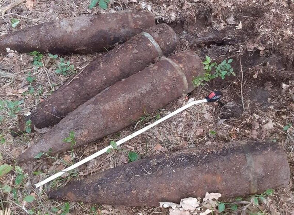 GRZYBIARZ ZNALAZŁ NIEWYBUCHY