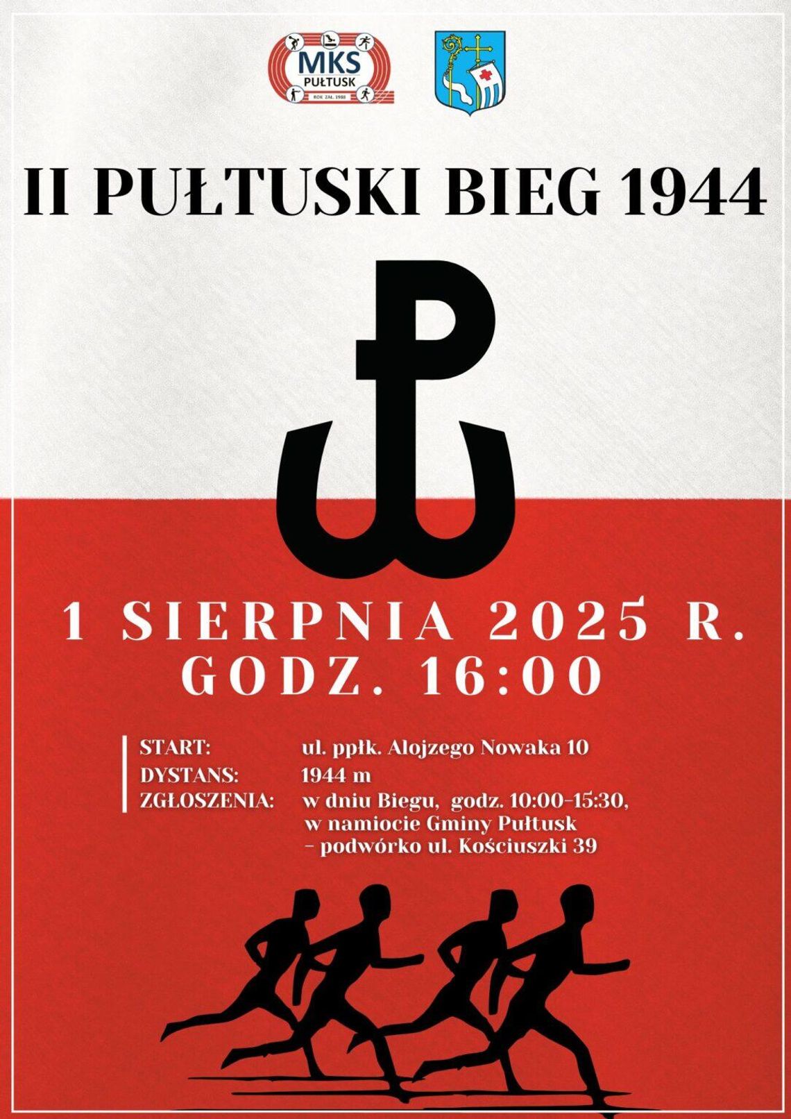 II PUŁTUSKI BIEG 1944 – ZAPRASZAMY!
