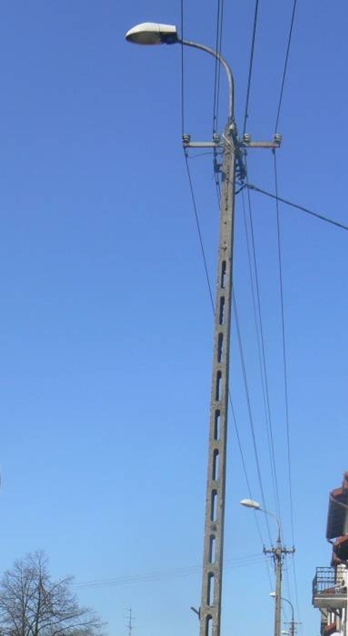 Informacja o awarii oświetlenia