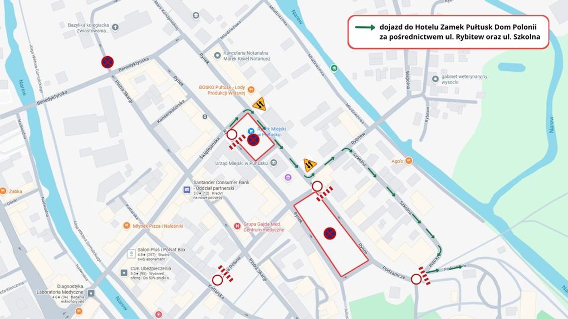 Informacja o zmianie organizacji ruchu w obrębie ulicy Rynek Informacja o zmianie organizacji ruchu w obrębie ulicy Rynek