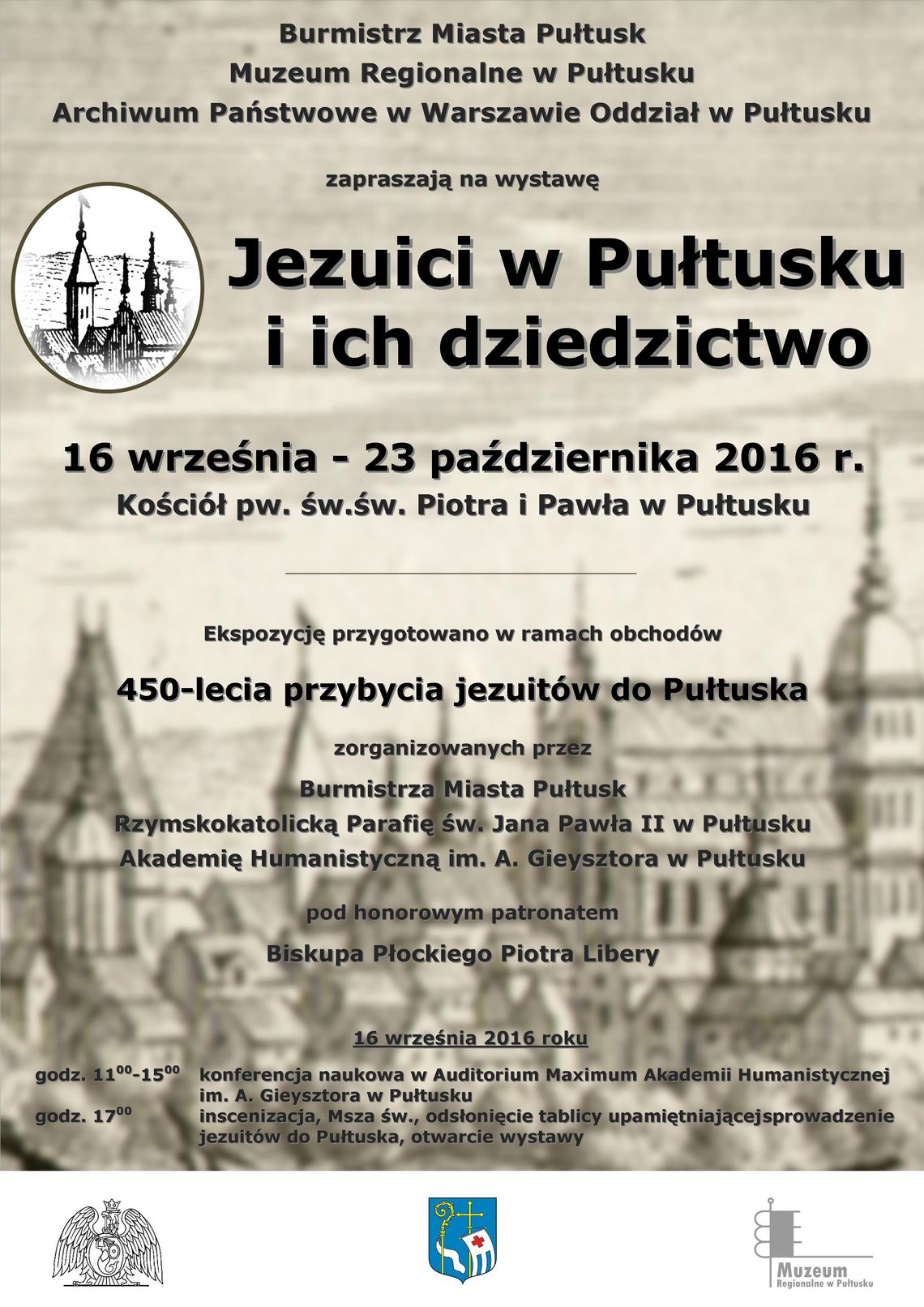Jezuici w Pułtusku i ich dziedzictwo – zaproszenie na wystawę