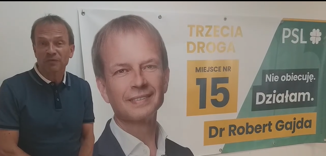 Już dziś konwencja wyborcza Roberta Gajdy!