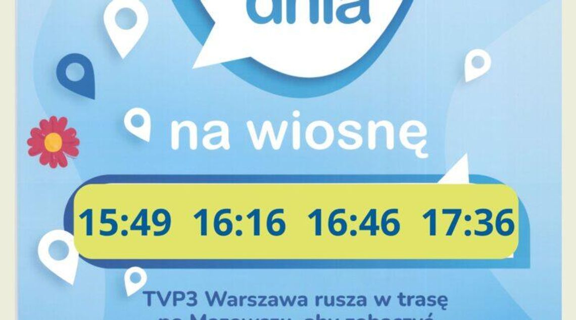 Już dziś w TVP3 Warszawa – program „Dobrego Dnia na wiosnę” w Pułtusku