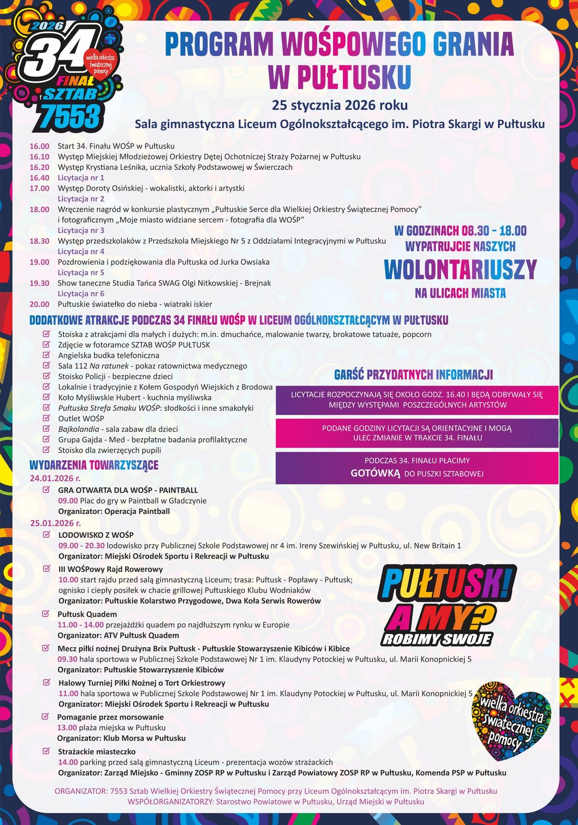 Już jutro finał Wielkiej Orkiestry Świątecznej Pomocy