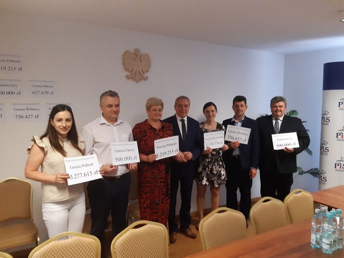 Kasa dla gmin i powiatu z Funduszu Inwestycji Samorządowych