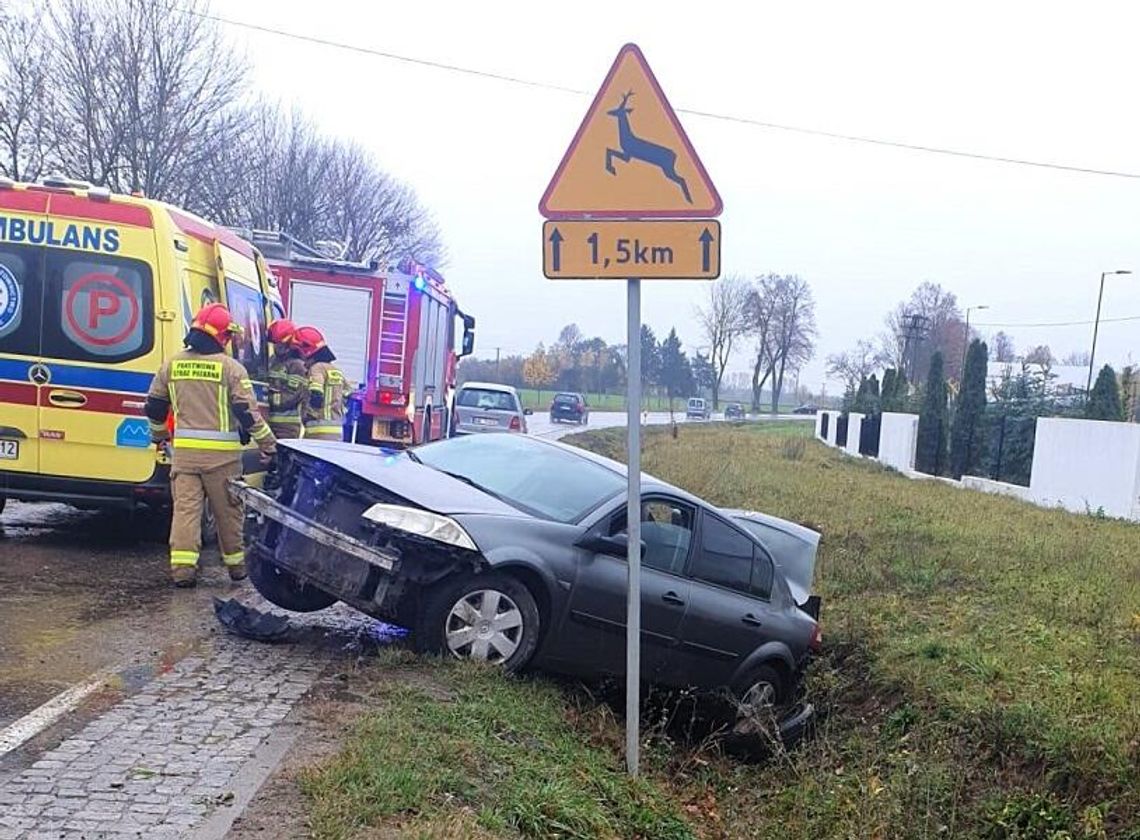 Kompletnie pijany sprawcą wypadku