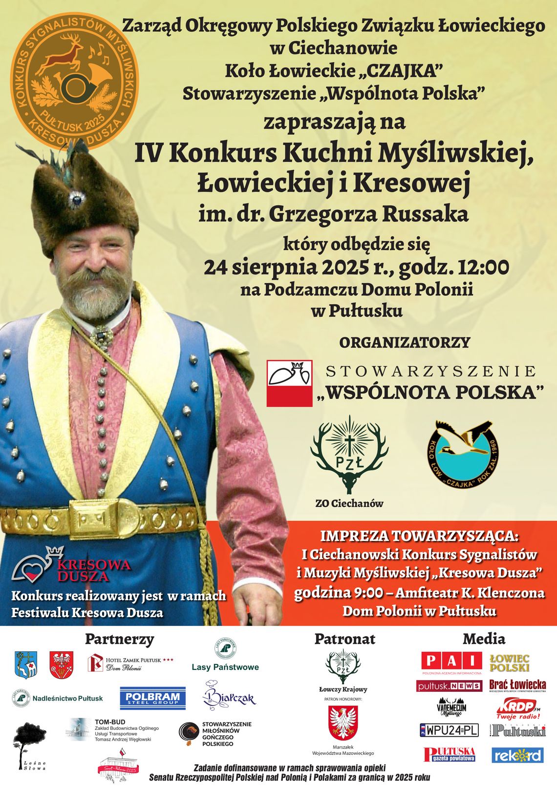 Konkurs kuchni myśliwskiej w Domu Polonii w Pułtusku