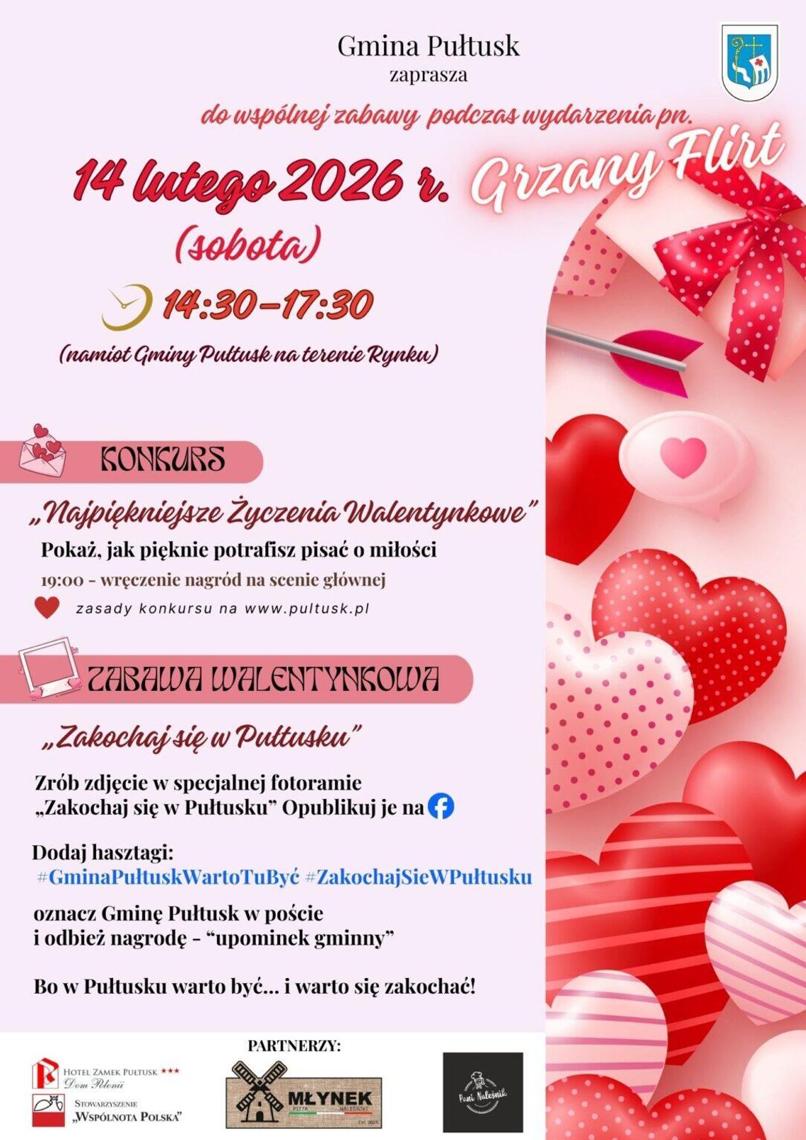 Konkurs „Najpiękniejsze Życzenia Walentynkowe” – zapraszamy do udziału!