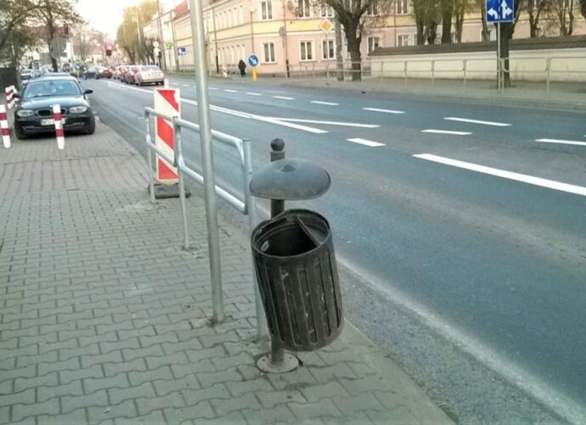Kosze przy krajówce do liftingu