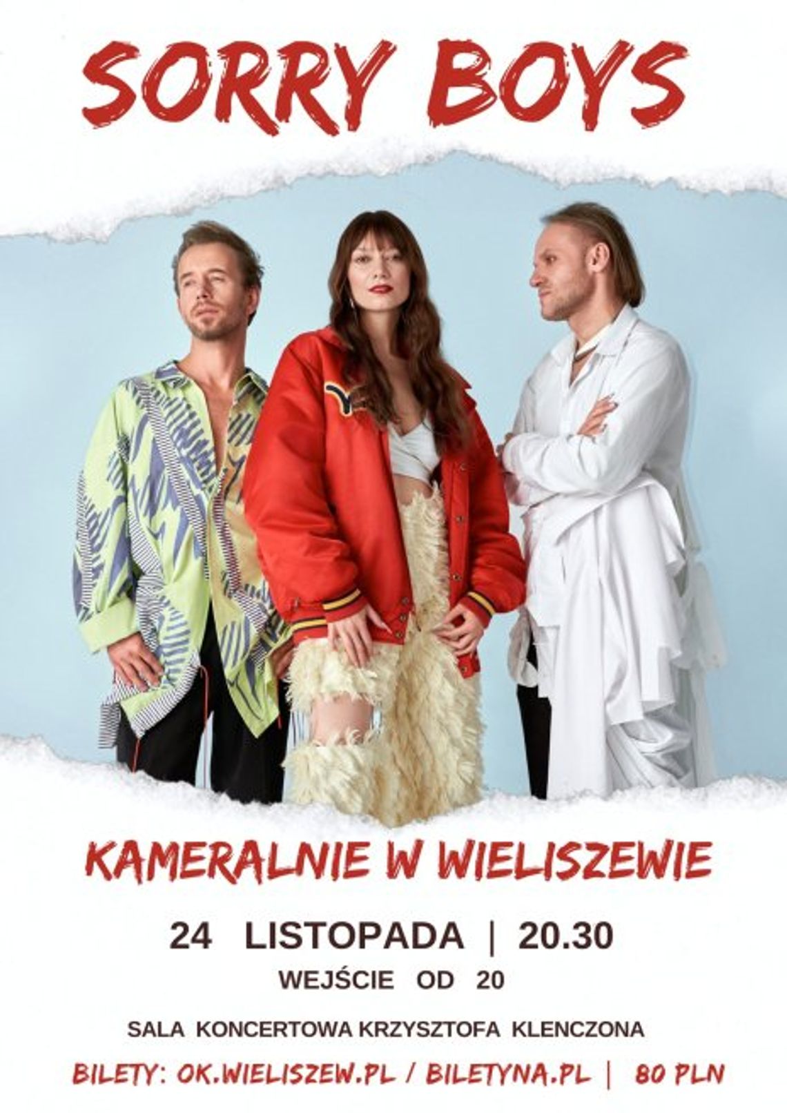 KULTURA. Sorry Boys – po raz kolejny w Wieliszewie  –  DOBRA STRONA WIELISZEWA