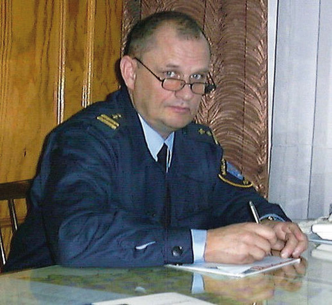 Kwiatek dla komendanta