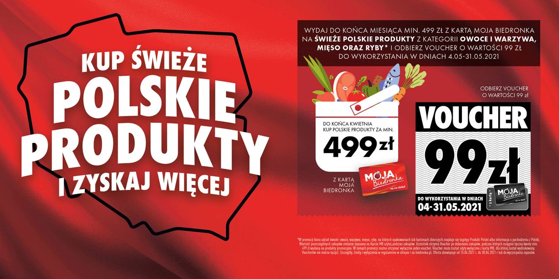 Kwiecień miesiącem polskich produktów świeżych w Biedronce