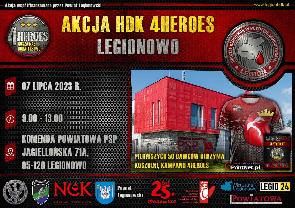 LEGIONOWO. Akcja krwiodawstwa w Legionowie