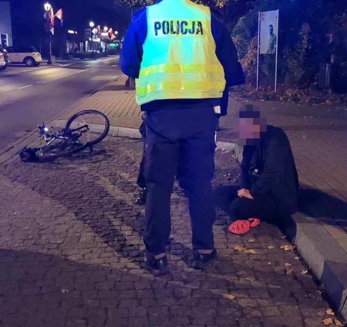 LEGIONOWO. Obywatelsko zatrzymany pijany rowerzysta