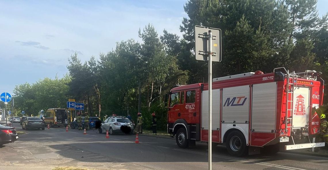 LEGIONOWO. Zderzenie na Strużańskiej. Jedna osoba w szpitalu